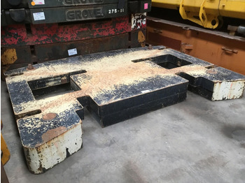 Terex Demag AC 350-1 counterweight 10 ton - Ellensúly