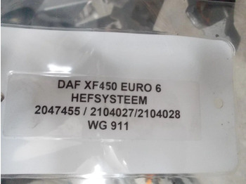 DAF 2047455/2104027/2104028 DAF CF XF HEFSYSTEEM EURO 6 - Keret/ Alváz - Teherautó: 5 kép.