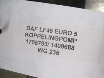 Kuplung és alkatrészek - Teherautó DAF LF45 1705793/ 1409688 KOPPELINGSPOMP EURO 5: 2 kép.