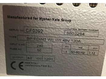  Hyster Charger 48V single phase 120A - Elektromos rendszer