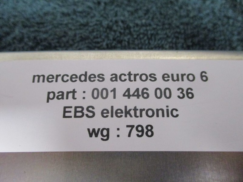 Elektromos rendszer - Teherautó Mercedes-Benz ACTROS A 001 446 00 36 EBS ELEKTRONIK EURO 6: 4 kép.