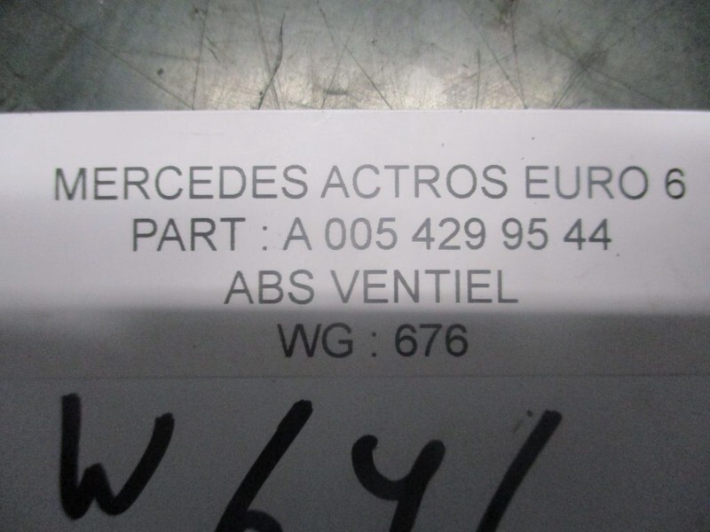 Fék alkatrészek - Teherautó Mercedes-Benz ACTROS A 005 429 95 44 ABS VENTIEL EURO 6: 2 kép.