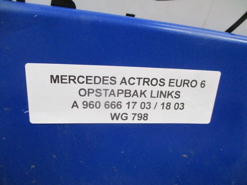 Fülke és belső tér - Teherautó Mercedes-Benz ACTROS A 960 666 17 03 OPSTAPBAK LINKS EURO 6: 2 kép.