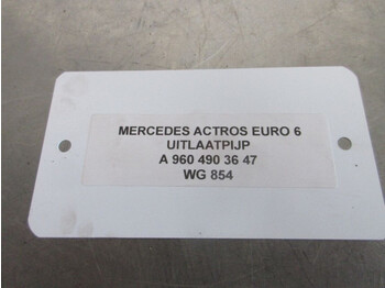 Kipufogórendszer - Teherautó Mercedes-Benz A 960 490 36 47 UITLAATPIJP MERCEDES ACTROS EURO 6: 4 kép.