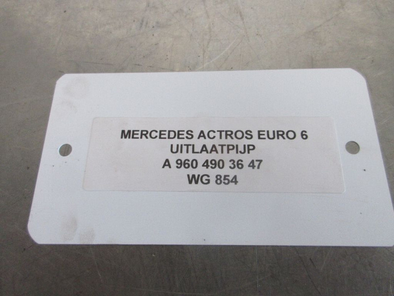Kipufogórendszer - Teherautó Mercedes-Benz A 960 490 36 47 UITLAATPIJP MERCEDES ACTROS EURO 6: 4 kép.