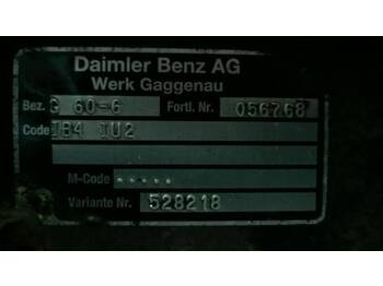 Sebességváltó - Teherautó Mercedes-Benz Versnellingsbakbak G6-60: 4 kép.