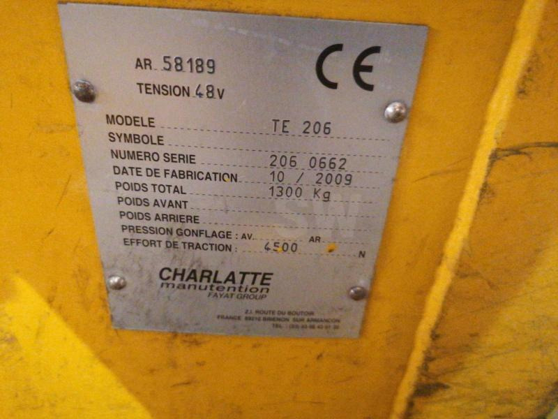 Elektromos vontató Charlatte TE206: 3 kép.