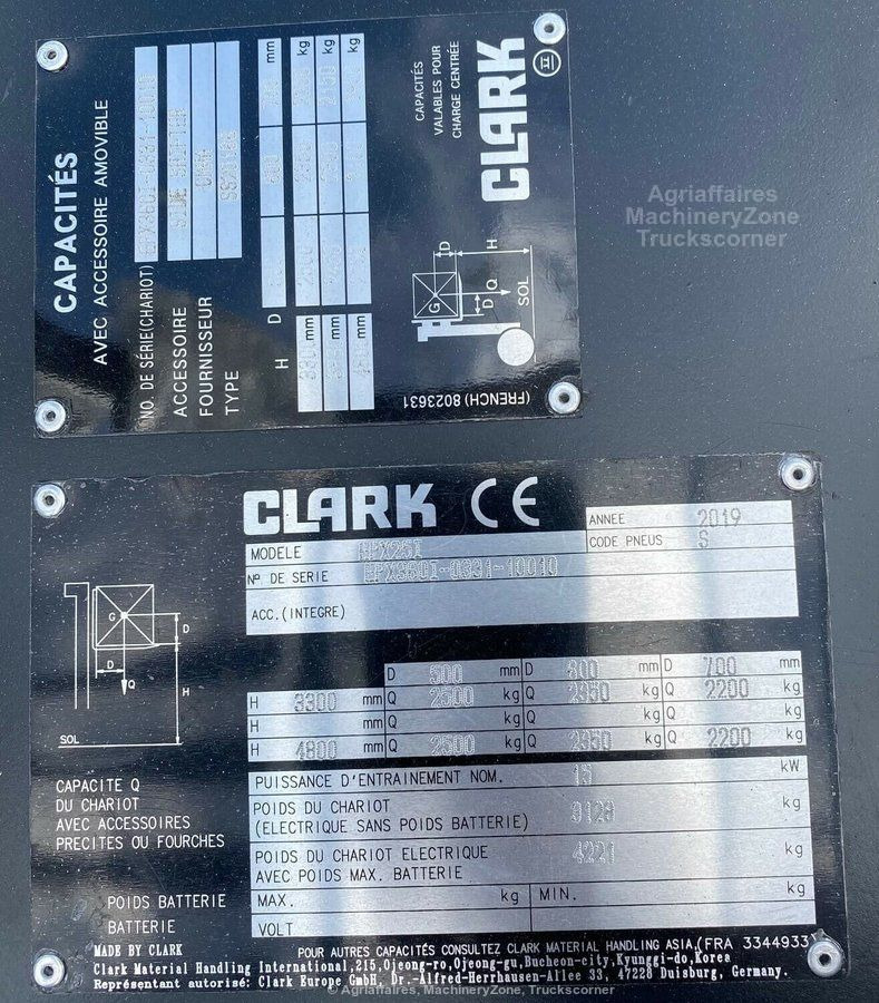 Clark EPX 25 I lízing Clark EPX 25 I: 8 kép.