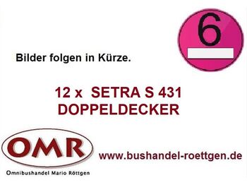 Setra S 431 DT / Euro 6 / 12x verfügbar / ab 10.06.22  - emeletes busz