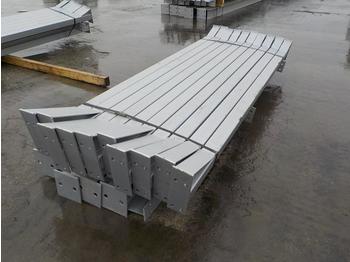Konténerház 60' x 20' x 10' Steel Frame Building, 15' Bays 12.5 Degree Roof Pitch, Purlin Cleats spaced for Fibre Cement, Steel Roof Sheets, Main Frame Fixings: 1 kép.