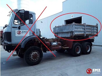 Mercedes-Benz Occ Kipbak 3,30 x 2,20 x 1,00 = 7,26m³ - Billencs felépitmény