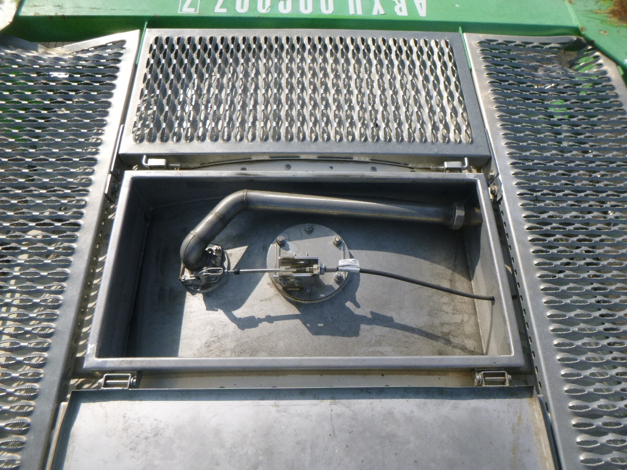 Tartály konténer, Félpótkocsi Danteco Food tank container inox 20 ft / 25 m3 / 1 comp: 14 kép.