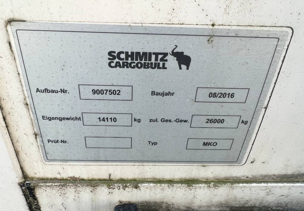 Doboz felépitmény Schmitz Cargobull Utan Kyl Serie 9007502: 6 kép.