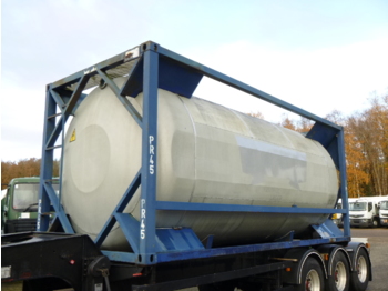 Tartály konténer a következők szállításához élelmiszer UBH Food (beer) tank container 20 ft / 23.6 m3 / 1 comp: 1 kép.
