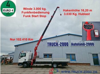 MAN TGL12.240 Montage-Dachdecker Kran+Winde 3 Tonnen - egyéb gépek