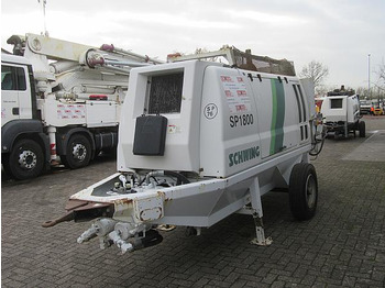 Stabil betonszivattyú 2015 SP 1800 D4 125 KW trailer static pump: 3 kép.