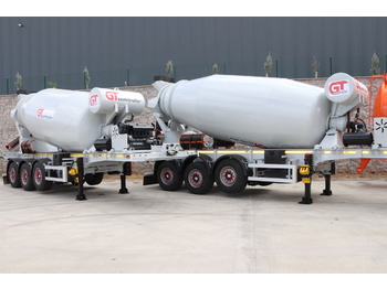 Betonkeverő félpótkocsi GT concerete mixer semi trailer