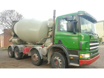  Scania 124-380PS 8x4 9-Qubik Stetter Euro:4 ZF-Schalte - Betonmixer