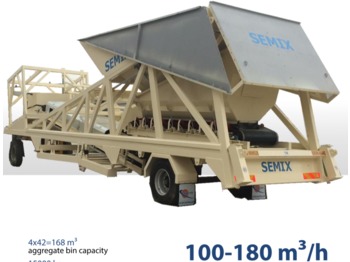 SEMIX Dry Type Mobile Concrete Batching Plant - Betonüzem