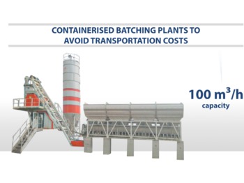 SEMIX SEMIX Compact Concrete Batching Plant 100 m³/h Containerised - Betonüzem