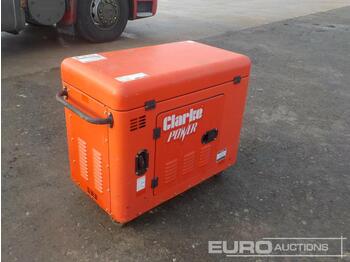 Áramfejlesztő Clarke DG6000DVES 5KvA Diesel Generator: 1 kép.