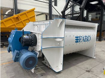 Új Építőipari berendezések FABO Double Shaft Concrete Mixer ( Twin Shaft Mixer ): 1 kép.