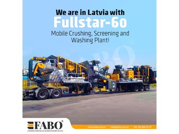 Új Mobil törőgép FABO FULLSTAR-60 Crushing, Washing & Screening  Plant: 1 kép.