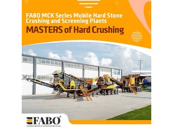 Új Mobil törőgép FABO MCK-110 MOBILE CRUSHING & SCREENING PLANT | JAW+SECONDARY: 1 kép.