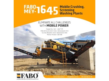 Új Mobil törőgép FABO MEY 1230 TPH MOBILE SAND SCREENING & WASHING PLANT: 1 kép.