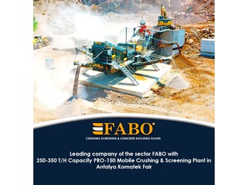 Új Bányászati gépek FABO MOBILE CRUSHING PLANT: 1 kép.