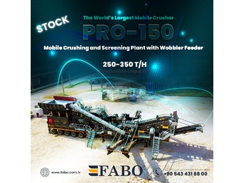 Új Mobil törőgép FABO PRO-150 MOBILE CRUSHER | WOBBLER FEEDER: 1 kép.