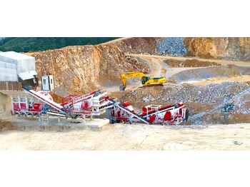 Mobil törőgép FABO PRO-150 USED MOBILE CRUSHING PLANT FOR LIMESTONE: 1 kép.