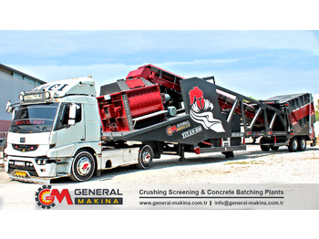 Új Betonüzem General Makina Titan 100 m3 Mobile Concrete Batching Plant: 2 kép.