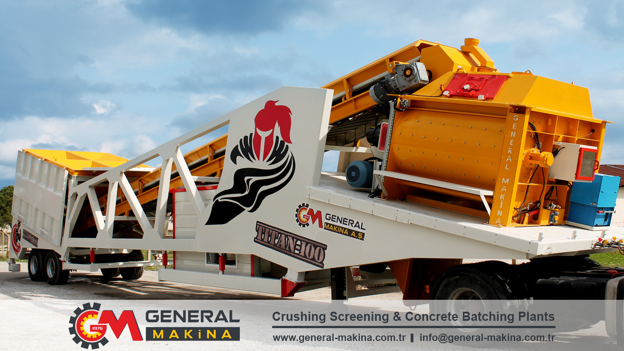 Új Betonüzem General Makina Titan 100 m3 Mobile Concrete Batching Plant: 8 kép.