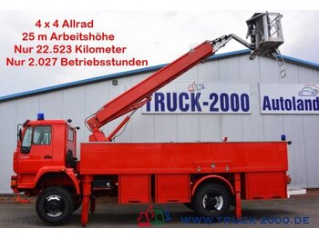 Emelőkosaras teherautó MAN 18.280 4x4 25m Höhe Montage-Dach-Solar Reinigung: 1 kép.