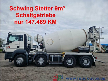 MAN TGS 32.400 Schwing Stetter 9m³ Schalter 147469KM - Betonmixer: 1 kép.