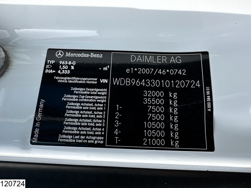 Betonmixer Mercedes-Benz Arocs 3243 8x4, Putzmeister, 8 M3, 11 mtr belt, Remote: 16 kép.