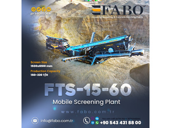 FABO FTS 15-60 Mobile Screening Plant | Tracked Screening Plant - Osztályozó berendezés