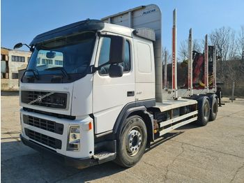 Rönkszállító Volvo FM440 6x4 Alucar Loglift F 105 Z