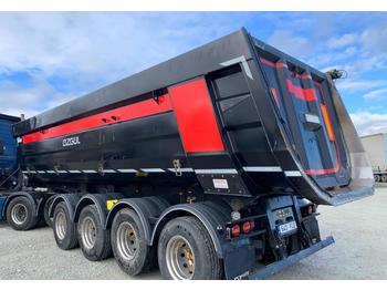 Félpótkocsi billenőplatós Özgül Trailer HS10 4axel double wheel