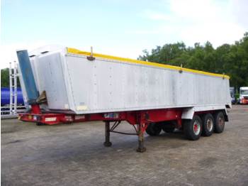Weightlifter Tipper trailer alu / steel 30 m3 + tarpaulin - Félpótkocsi billenőplatós