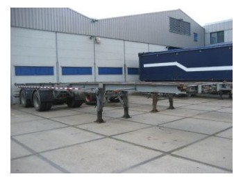 Bulthuis container trailer - Félpótkocsi cserefelépítményes
