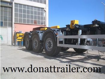 DONAT Container Chassis Semitrailer - Extendable - Félpótkocsi cserefelépítményes