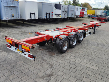D-Tec FT-43-03V MULTI 3-Assen BPW - ADR - All Connections - 20FT Tank - RVS driptray - (O1560) - Félpótkocsi cserefelépítményes
