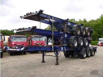 Dennison Stack of 3 units - 3-axle sliding container trailer - Félpótkocsi cserefelépítményes