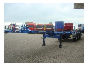 Kässbohrer CONTAINER CHASSIS 3-AS - Félpótkocsi cserefelépítményes