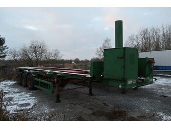 Félpótkocsi cserefelépítményes Köhler 30" Kippsilo mit sep. Motor,Blattfederung