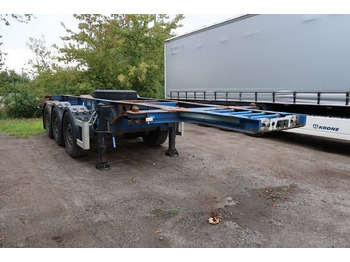 Félpótkocsi cserefelépítményes Schmitz Cargobull Tan-Container Chassis, Schmitz Scheibe, Top!!!