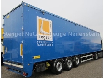  Legras 3-Achs Auflieger Schubboden 93m³Liftachse - Félpótkocsi dobozos