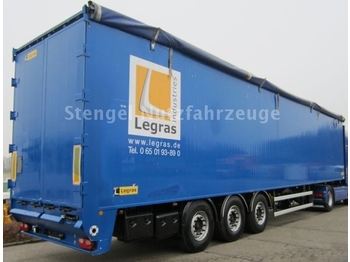  Legras 3-Achs Schubboden 91 cbm / Trennwand - Félpótkocsi dobozos